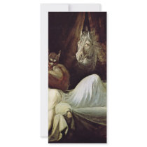 Nightmare By Füssli Johann Heinrich (Best Quality) Rack Card Design