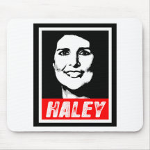 NIKKI HALEY STAMP.png Mousepad