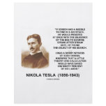 Nikola Tesla Edison Needle Haystack Theory Quote flyers