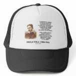 Nikola Tesla Edison Needle Haystack Theory Quote hats