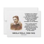 Nikola Tesla Edison Needle Haystack Theory Quote invitations
