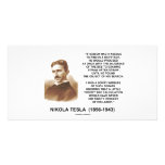 Nikola Tesla Edison Needle Haystack Theory Quote photo cards