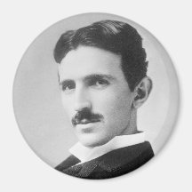 Nikola Tesla Fridge Magnets