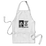 Nikola Tesla Progressive Development Of Man Quote aprons