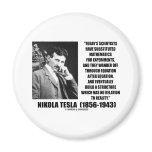 Nikola Tesla Scientists Equation No Relation Quote magnets