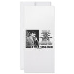 Nikola Tesla Wheelwork Of Nature Kinetic Energy rack cards