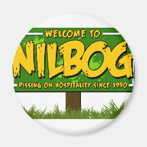 nilbog refrigerator magnets