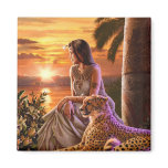 "Nile Sunset" Refrigerator Magnet