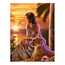 "Nile Sunset" Postcard