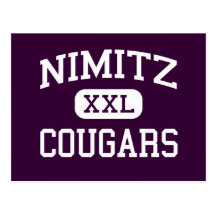 Nimitz - Cougars - High School - Houston Texas Post Card