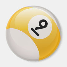 NINE BALL FRIDGE MAGNETS