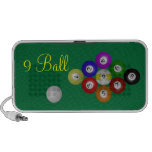 Nine Ball Rack Travelling Speakers
