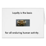 Nine Noble Virtues: Loyalty cards