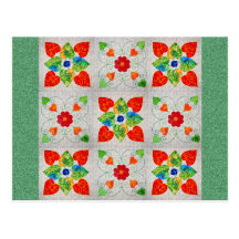 Nine Patch Heart Quilt Postcards