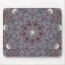 Nine-sided amethyst crystal flower mouse pads