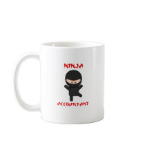 Ninja Accountant Coffee Mugs