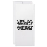 Ninja...Architect Customized Rack Card