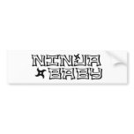 Ninja Baby bumper stickers