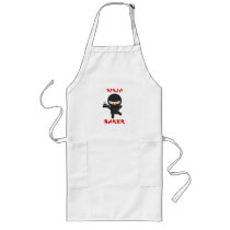 ninja baker with cake apron