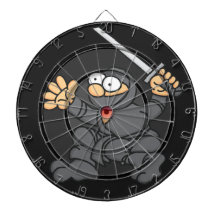 Ninja Boy Dart Board
