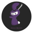 Ninja Bunny stickers