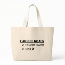Ninja Career Goals - 4th Grade Canvas Bags