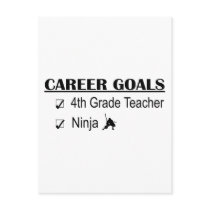 Ninja Career Goals - 4th Grade