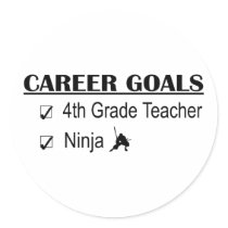 Ninja Career Goals - 4th Grade