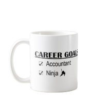 Ninja Career Goals - Accountant Coffee Mugs
