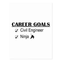 Ninja Career Goals - Civil Engineer Post Card