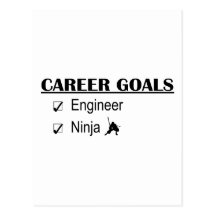 Ninja Career Goals - Engineer Post Cards