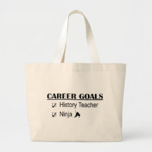 Ninja Career Goals - History Teacher Bag