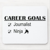 Ninja Career Goals - Journalist Mouse Mats