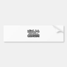 Ninja...Carpenter Bumper Stickers