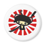 ninja cat kawaii refrigerator magnets