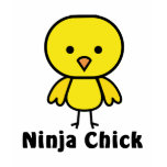 Ninja Chick t-shirts