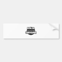 Ninja Choreographer Bumper Stickers