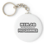 Ninja Cleverly Disguised As A Programmer keychains