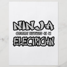 Ninja...Electrician Personalized Flyer
