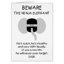 Ninja Elephant! cards