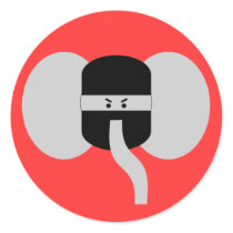 Ninja Elephant! stickers