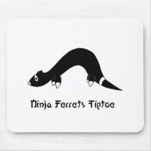 Ninja Ferret (multiple products selected) Mousemats