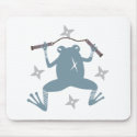 Ninja Frog mousepads