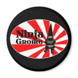 Ninja Gnome magnets