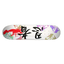 NINJA KANJI JAPAN CUSTOM SKATEBOARD