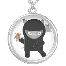 Ninja Kitty Necklace