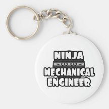 Ninja Mechanical Engineer Key Chain