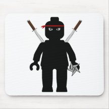 Ninja Minifig by Customise My Minifig Mouse Mats