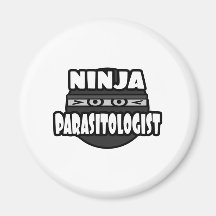 Ninja Parasitologist Refrigerator Magnet
