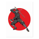 Ninja Postkarte